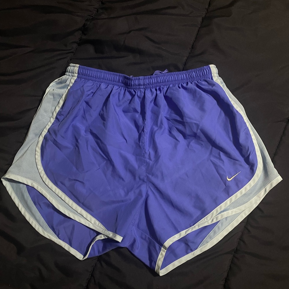 Nike Tempo Shorts, Small, blue/purple color